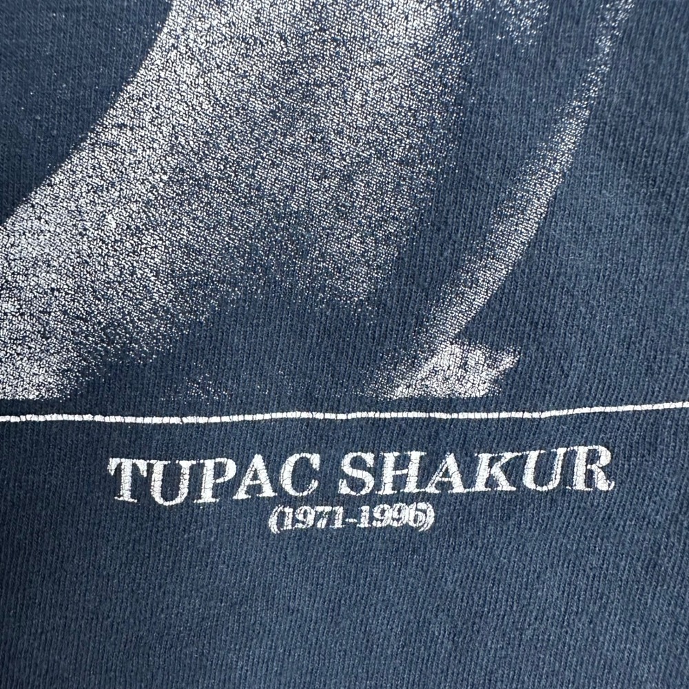 Bravado Tupac Shakur T-Shirt Mens Small Black Graphic Rap Tee Hip Hop Streetwear - Picture 6 of 6
